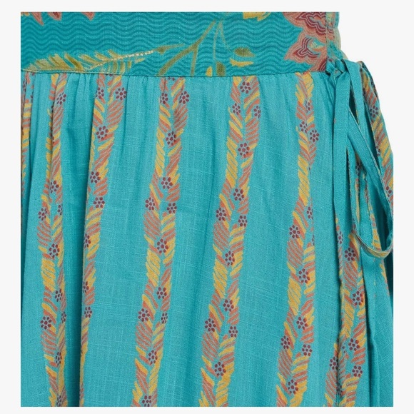 Fabindia Women Turquoise Cotton Salwar - Picture 5 of 15